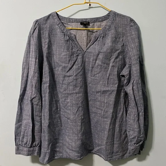 Talbots Petite Tunic Long Sleeved Shirt size l - Picture 1 of 6